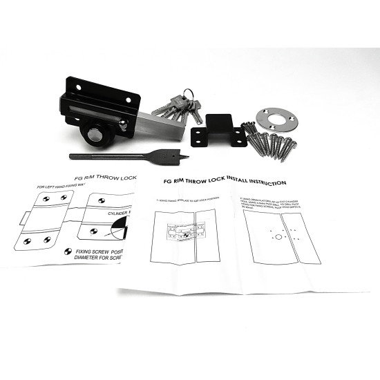 Sonra Long Throw Dead Lock - Single & Double Locking Rim Cylinder | 50mm & 70mm Gates